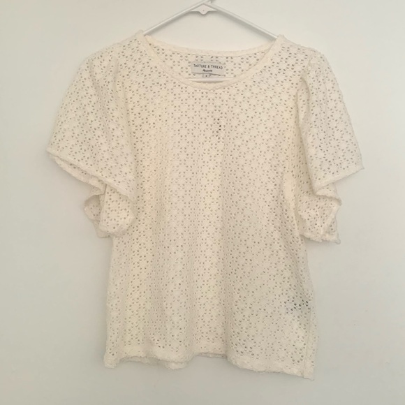 Madewell Tops - Nwt texture and thread top